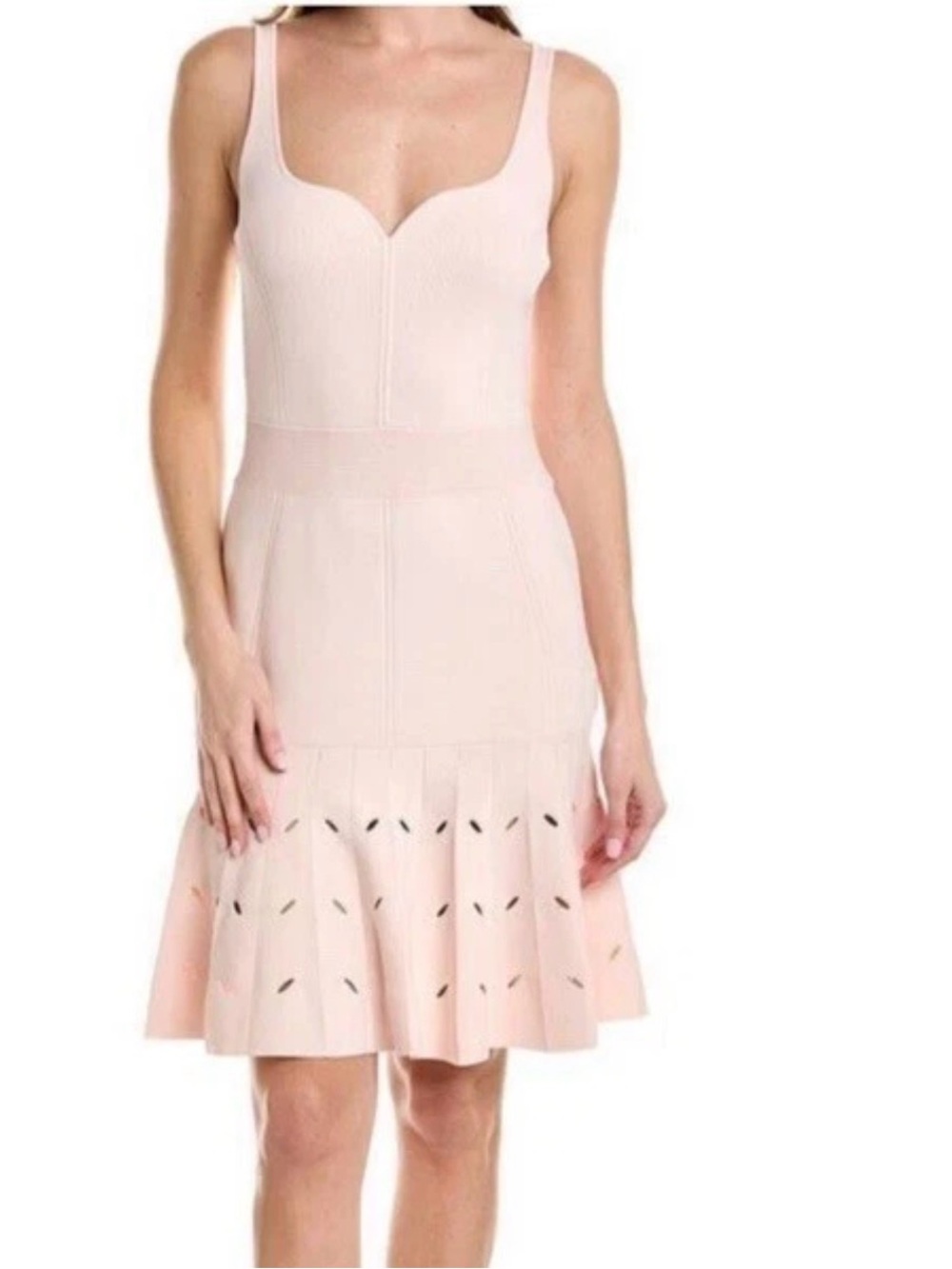 Women’s Ted Baker Pink AMBYR Bodycon Stretch Dress Size 2